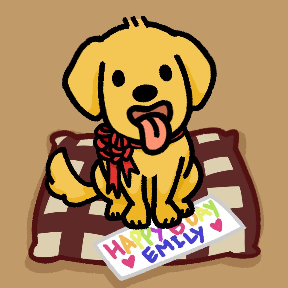 Happy Buddy with bow